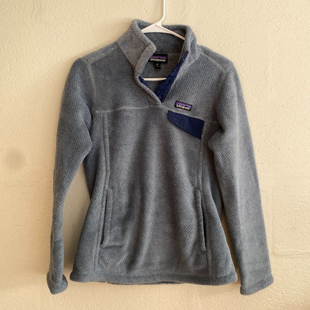 PATAGONIA RE TOOL SNAP T FLEECE   BLUE PIGEON  Size XS  Worn 3 times, no…